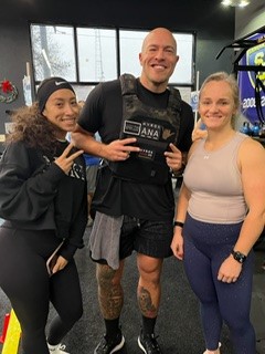 ISC member training with weighted vest, race prep